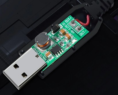 Кабель USB DC для питания роутера USB 5V до 12V.
Повербанк + кабель + роутер + . . фото 3