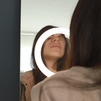 Светодиодное зеркало "Amado" прямоугольной формы - воплощение современного стиля. . фото 7