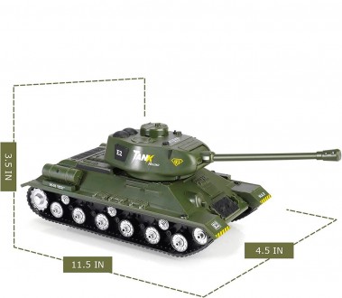 Танк на радиоуправлении арт. AKX 529-5
Отлично детализированная и реалистичная м. . фото 5