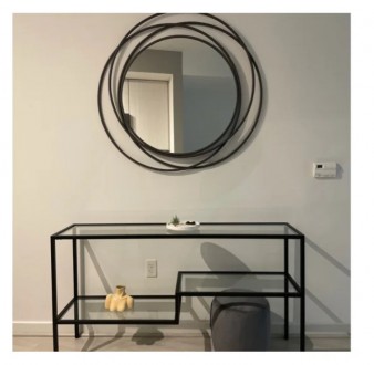 Очень интересная модель зеркала в стиле лофт для ванной комнаты каркас выполнен . . фото 4