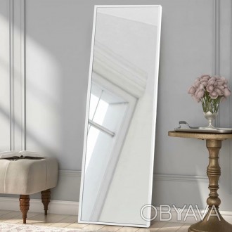 
	Размер: Высота 170 см Ширина 80 см
Отличное зеркало в стиле минимализм с белым. . фото 1