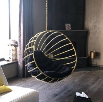 Кресло кокон (шар) к потолку в стиле LOFT. Дніпро. фото 1 Кресло кокон (шар) к потолку в стиле LOFT. Дніпро. фото 1