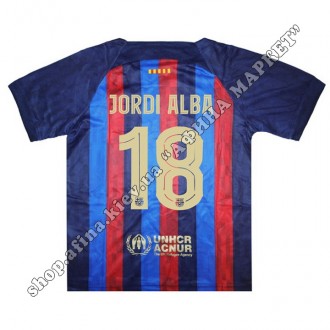 JORDI ALBA 18 Новая детская футбольная форма 22/23 Nike домашняя. Купить новую ф. . фото 2