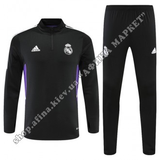 Купить футбольный костюм для мальчика Реал Мадрид 2022-2023 Black Adidas в Киеве. . фото 5