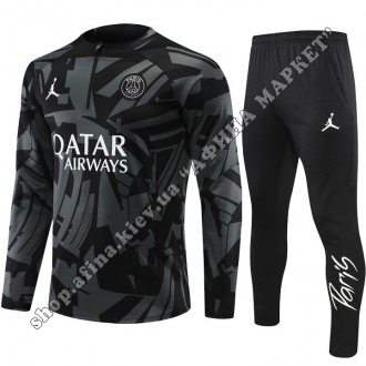 Детский футбольный костюм ПСЖ 2022-2023 Air Jordan Black/Grey 125-135 см 123371. Київ. фото 1 Детский футбольный костюм ПСЖ 2022-2023 Air Jordan Black/Grey 125-135 см 123371. Київ. фото 1