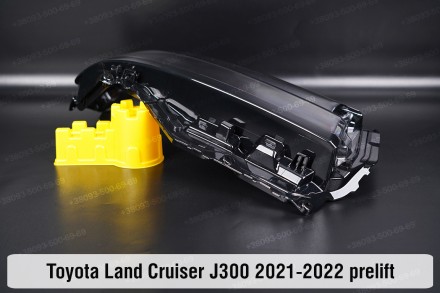 Стекло на фару Toyota Land Cruiser J300 (2021-2024) XII поколение дорестайлинг п. . фото 4
