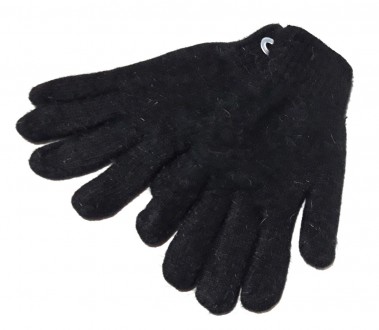 Женские теплые пушистые перчатки, подкладка махра. Состав: 35% бамбук, 40% шерст. . фото 3