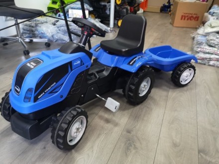 Для детей трактор на педалях с прицепом MMX MICROMAX (01-012) цвет синий
Игрушка. . фото 7