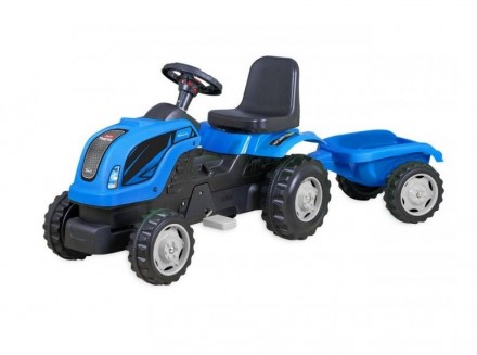 Для детей трактор на педалях с прицепом MMX MICROMAX (01-012) цвет синий
Игрушка. . фото 2