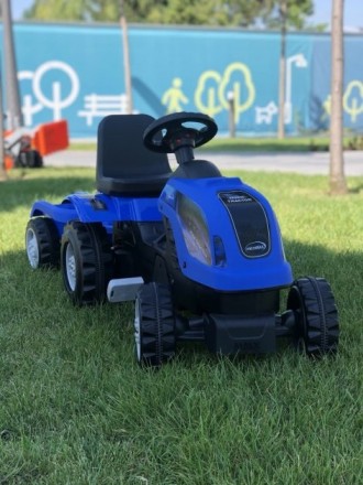 Для детей трактор на педалях с прицепом MMX MICROMAX (01-012) цвет синий
Игрушка. . фото 11
