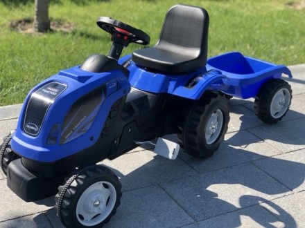 Для детей трактор на педалях с прицепом MMX MICROMAX (01-012) цвет синий
Игрушка. . фото 4