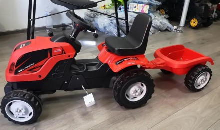 Для детей трактор на педалях с прицепом MMX MICROMAX (01-010) цвет красный
Игруш. . фото 7