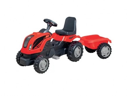 Для детей трактор на педалях с прицепом MMX MICROMAX (01-010) цвет красный
Игруш. . фото 5