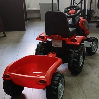 Для детей трактор на педалях с прицепом MMX MICROMAX (01-010) цвет красный
Игруш. . фото 8
