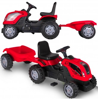 Для детей трактор на педалях с прицепом MMX MICROMAX (01-010) цвет красный
Игруш. . фото 4