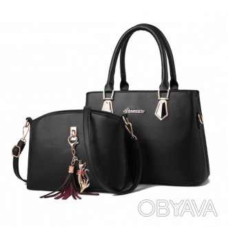 
Женская сумка + мини сумочка клатч
 Характеристики:
	
	Материал: качественная П. . фото 1