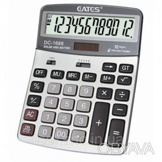 Заказать Калькулятор "EATES" DC-1688 (12разр., 2 питания) с доставкой по Харьков. . фото 1