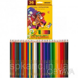 Олівці кольорові Marco. М'які кольорові олівці залишають яскравий і барвистий сл. . фото 1