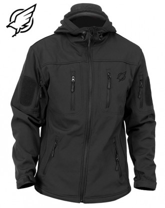Тактическая куртка Eagle Soft Shell JA-01-0 с флисом Black. Днепр. фото 1 Тактическая куртка Eagle Soft Shell JA-01-0 с флисом Black. Днепр. фото 1