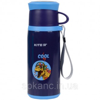 Термос дитячий Kite K21-305-02 дбайливо зберігає температуру напоїв, щоб дитина . . фото 2