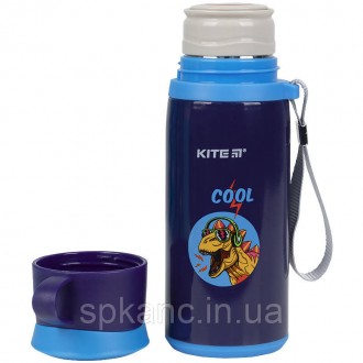 Термос дитячий Kite K21-305-02 дбайливо зберігає температуру напоїв, щоб дитина . . фото 3
