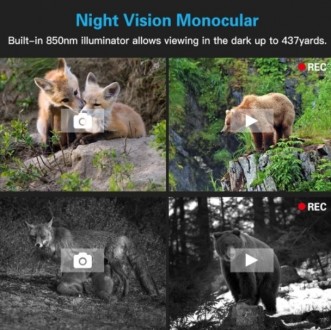 Описание Бинокля ночного видения NV400B Night Vision 8139
Бинокль NV400B Night V. . фото 11