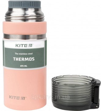 Термос Kite K21-320-02 зберігає температуру напоїв, щоб ви в будь-який момент мо. . фото 3