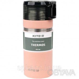 Термос Kite K21-320-02 зберігає температуру напоїв, щоб ви в будь-який момент мо. . фото 1
