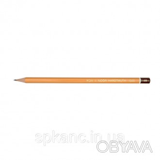 Олівець графітний 1500 KOH-I-NOOR. Твердість - 2B, шестигранна форма корпусу. Де. . фото 1