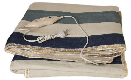 Электропростынь Electric Blanket 5733 150х120 см, разноцветные полоски
Электропр. . фото 4