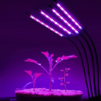 Описание Фитолампы светодиодной для растений Plant Grow Light 7819 с таймером, ч. . фото 8