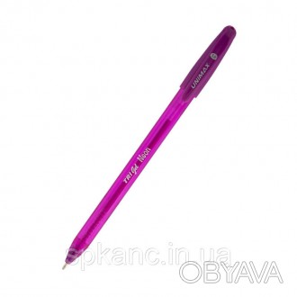 Набір гелевих ручок зі швидковисихаючим чорнилом неонових кольорів. Тригранний п. . фото 1