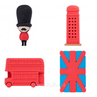 Усі символи Лондону - колекційні гумки-puzzle в подарунковій упаковці. Призначен. . фото 4