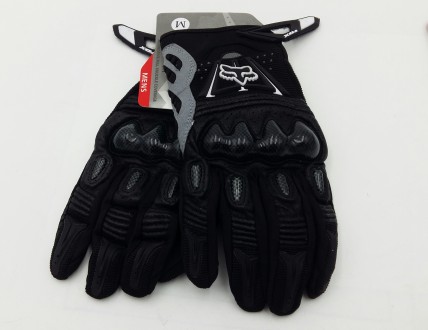 Перчатки Fox Bomber, карбоновые вставки для защиты кисти и пальцев от травм при . . фото 5