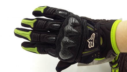 Перчатки Fox Bomber, карбоновые вставки для защиты кисти и пальцев от травм при . . фото 3