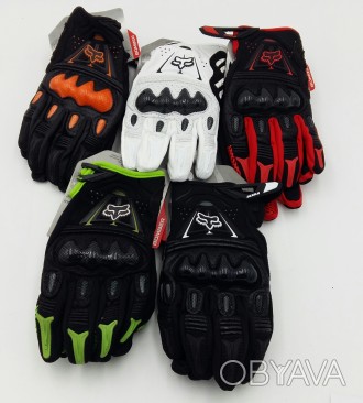 Перчатки Fox Bomber, карбоновые вставки для защиты кисти и пальцев от травм при . . фото 1