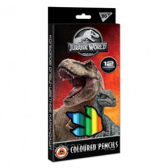 Олівці кольорові YES 12 кол. "Jurassic World". Харків. фото 1 Олівці кольорові YES 12 кол. "Jurassic World". Харків. фото 1