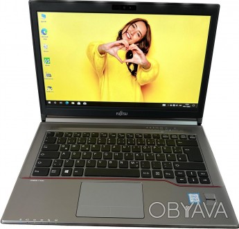 
Ноутбук Fujitsu LifeBook E746/14" (1920x1080) / i5-6300U (2(4) ядра по 2.4 - 3.. . фото 1