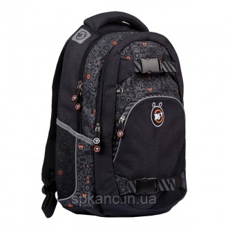 Рюкзак для середнього шкільного віку. Місткий і стильний шкільний рюкзак, модель. . фото 2