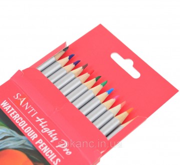 Професійні акварельні олівці серії "Santi Highly Pro" призначені для професійних. . фото 4