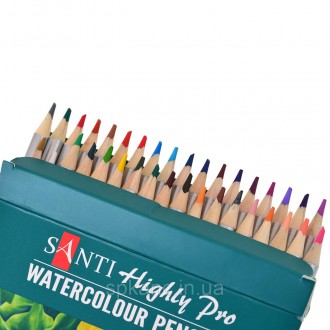 Професійні акварельні олівці серії "Santi Highly Pro" призначені для професійних. . фото 3