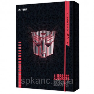 Об'ємна картонна папка для зошитів Transformers з яскравим забарвленням закриває. . фото 2