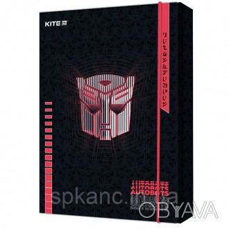 Об'ємна картонна папка для зошитів Transformers з яскравим забарвленням закриває. . фото 1