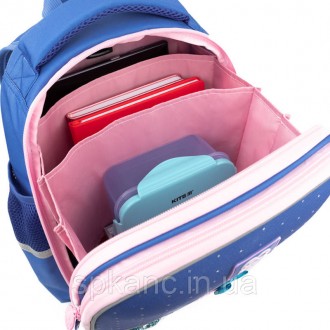Полукаркасный ортопедический рюкзак GO22-165S-2 предназначен для школьников 6-8 . . фото 5