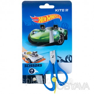 Ножиці Kite Hot Wheels зі зворотним механізмом значно полегшують творчий процес . . фото 1