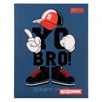 Щоденник шкільний 1 Вересня твердий "YO, BRO". Харків. фото 1 Щоденник шкільний 1 Вересня твердий "YO, BRO". Харків. фото 1