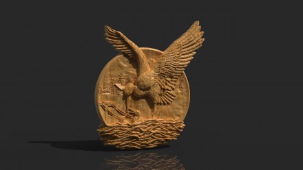 Объемная картина "Аист в гнезде" из дерева. Харків. фото 1 Объемная картина "Аист в гнезде" из дерева. Харків. фото 1