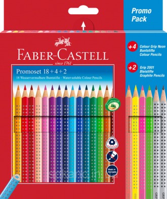 Созданные специально для детей цветные карандаши серии Grip от Faber-Castell пре. . фото 2