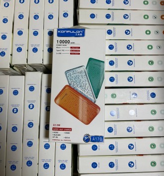 Повербанк Konfulon A-17Q 22,5W 10000mAh Quick Charge 3.0 Тільки Опт. Киев. фото 1 Повербанк Konfulon A-17Q 22,5W 10000mAh Quick Charge 3.0 Тільки Опт. Киев. фото 1