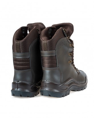 Зимние армейские ботинки коричневого цвета на шнуровке размерный ряд в ассортиме. . фото 5